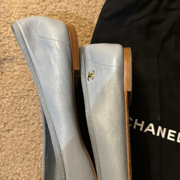 Chanel Light Blue Ballet Flats - Picture 5 of 10